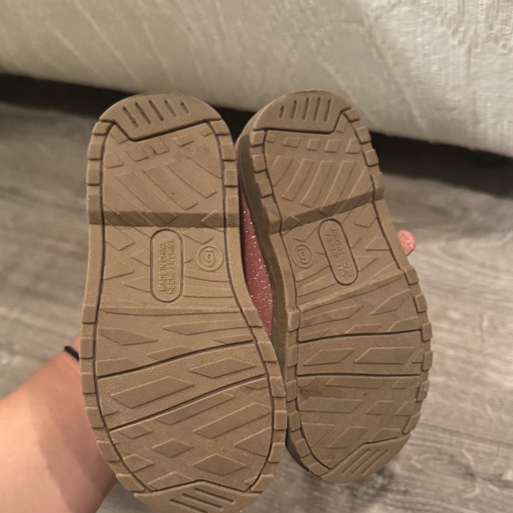 Old Navy Glittery Pink Mary Jane Shoes - Picture 2 of 5